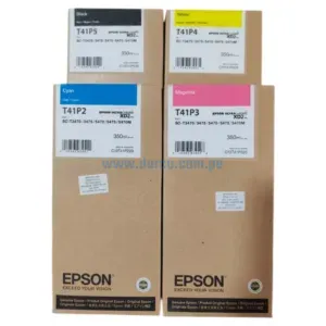 Kit Tinta Epson T41P, Para Impresoras Epson ULTRACHROME XD2 SC-T3470, 3475, 5470, 5475,5470M 14.000 Paginas.