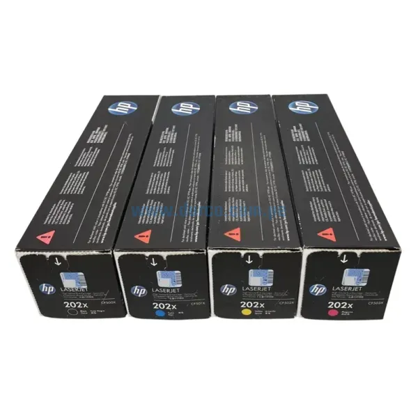 kit-toner-hp-laserjet-mfp-m281-m254-202x-negro-cyan-magenta-yellow Kit Toner Hp LaserJet MFP M281, M254 (202X) Para Impresoras Hp LaserJet Pro M254dw, MFP M281cdw, M281fdw. Envíos a Nivel Nacional