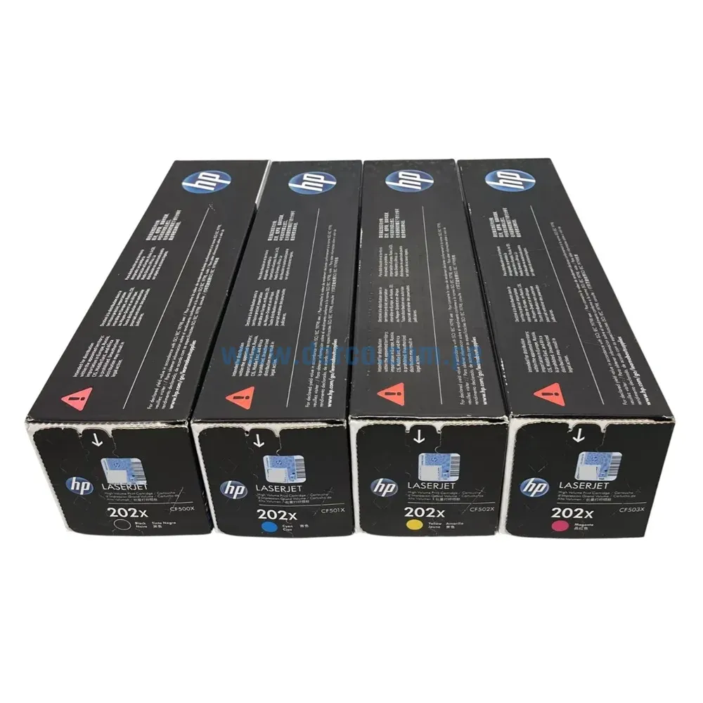 Kit Toner Hp LaserJet MFP M281, M254 (202X) Para Impresoras Hp LaserJet Pro M254dw, MFP M281cdw, M281fdw. Envíos a Nivel Nacional