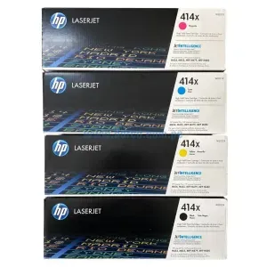 Kit Toner Hp LaserJet MFP M479, M454, M455 (414X) Para Impresoras Hp LaserJet Enterprise Pro M454dw / MFP M479fdn / M479dw / M479fdw