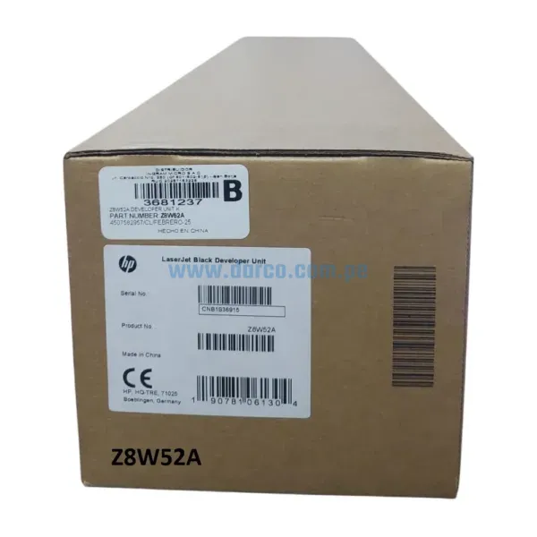 Unidad De Revelado Hp Z8W52A Negro, Para impresoras Hp LaserJet Manged MFP E82540, E82550, E82560, Envios a Nivel Nacional.