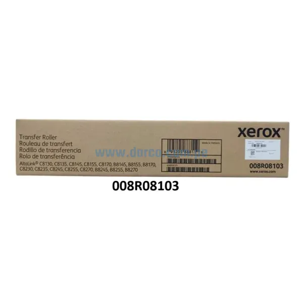 rodillo-de-transferencia-xerox-008r08103-altalink-c8130-c8135-c8145-c8170 Rodillo De Transferencia Xerox 008R08103, Para impresoras Xerox AltaLink serie C8100, C8200, B8100, B8200 Capacidad de impresion 400,000 pg.