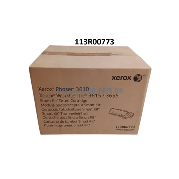Tambor xerox 113R00773 Unidad De Imagen Negro, Para impresoras Xerox WC 3610 / 3615 / 3655 Rendimiento 85,000 Páginas. Envios a Nivel Nacional.