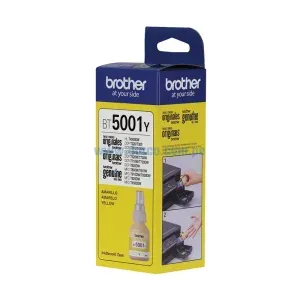 Botella De Tinta Brother BT5001Y Amarillo, Para Impresoras HL-T4000DW, DCP-T220, T226, T300. Envíos a Nivel Nacional