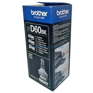 Botella De Tinta Brother BTD60BK Black, Para Impresoras DCP-T420W / T520W / T720DW / MFC-T4500DW 108.0ml. Envíos a Nivel Nacional