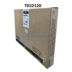 Bolsa De Tinta Epson T01D120 (T01D1) Negro, Para Impresoras Epson Workforce Pro WF-C529R, C579R, PX-M880FX, S880X, 50.000 Paginas