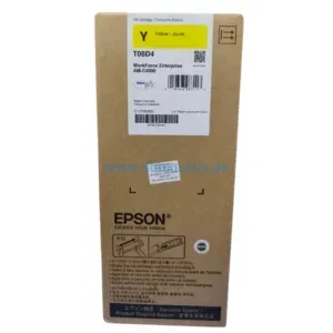 Bolsa De Tinta Epson T08D420 (T08D4) Amarillo, Para Impresoras Epson WorkForce Enterprise AM-C4000, Capacidad De Impresion 30.000 Pag.