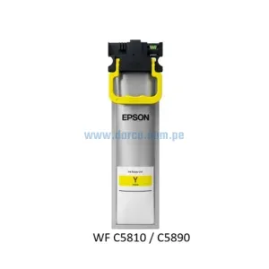 Bolsa De Tinta Epson T11A420-AL Amarillo Para Impresoras Epson Workforce Pro WF-C5310 / C5390 / C5810 / C5890, Rendimiento 5.000 Pag.