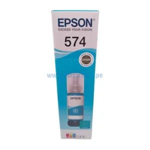 Tinta Epson T574220 (574) Cyan, Para Impresoras EcoTank L8050, L18050, Rendimiento De 70 Mililitros, Envíos Lima Metropolitana Y Provincias