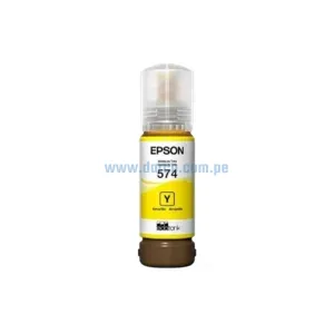 Tinta Epson T574420 (574) Amarillo, Para Impresoras EcoTank L8050, L18050, Rendimiento 70 Mililitros, Envíos Lima Metropolitana Y Provincias