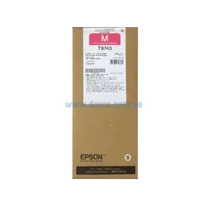 Bolsa De Tinta Epson T974320 (T9743) Magenta, Para Impresoras Epson Workforce Pro WF-C869R, WF-C869R Series, PX-S7070X, M7070FX 84.000 Paginas