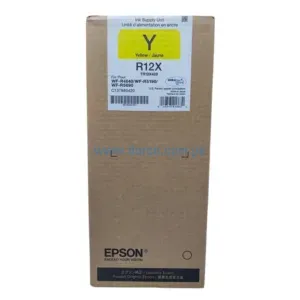 Bolsa De Tinta Epson TR12X420 (R12X) Amarillo, Para Impresoras Epson Workforce Pro WF-R464, WF-R5190, WF-R5690, 20.000 Paginas