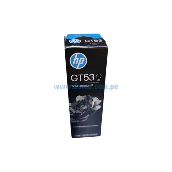 Botella De Tinta Hp 1VV22AL Bottle (GT53) Negro Smart Tank 500, 508 Contenido 90 Mililitros. Envios a nivel Nacional