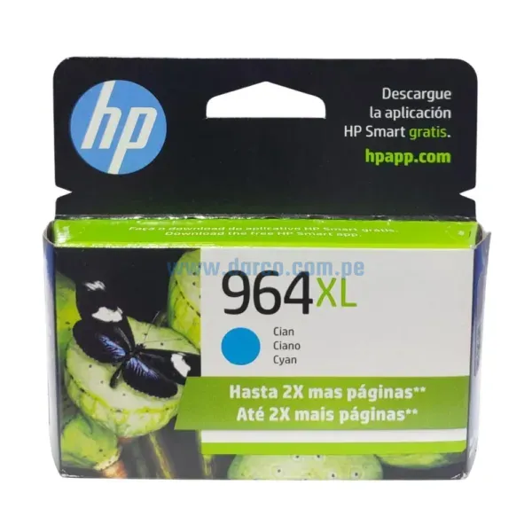 tinta-hp-3ja54al-964xl-officejet-pro-9010-9016-9018-9020-cyan Cartucho De Tinta Hp 3JA54AL (964XL) Cyan, Para Impresoras HP OfficeJet Pro 9010, 9016, 9018, 9020, Con Alta Capacidad De 24,5 mililitros.