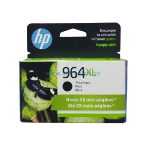 Cartucho De Tinta Hp 3JA57AL (964XL) Negro, Para Impresoras HP OfficeJet Pro 9010, 9016, 9018, 9020, Con Alta Capacidad De 51,5 mililitros