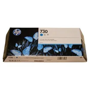 Cartucho De Tinta Hp P2V68A (730) Cyan, Para Impresoras Hp DesignJet T1600, T1700, T2600, Contenido 300 Mililitros, Envios a Nivel Nacional.