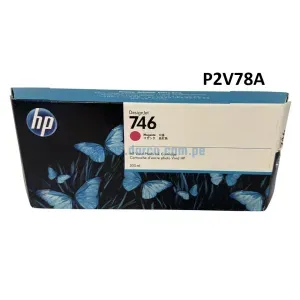Cartucho De Tinta Hp 746 P2V78A Magenta DesignJet PostScript Z6, Z9, Z9+DR, Contenido 300 Mililitros. Envios a nivel Nacional