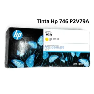 Cartucho De Tinta Hp 746 P2V79A Amarillo DesignJet PostScript Z6, Z9, Z9+DR, Contenido 300 Mililitros. Envios a nivel Nacional