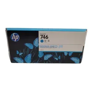 Cartucho De Tinta Hp 746 P2V80A Cyan DesignJet PostScript Z6, Z9, Z9+DR, Contenido 300 Mililitros. Envios a nivel Nacional