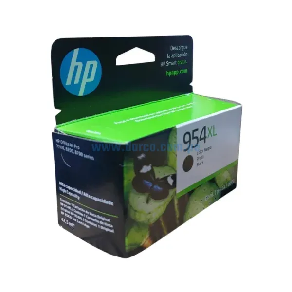 Tinta Hp L0S71AL (954XL) Negro, Para Impresoras HP OfficeJet Pro 7720, 7740, 8210, 8720, 8730 Con Alta Capacidad De 51,5 mililitros