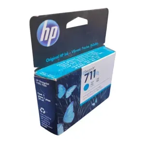 Cartucho De Tinta Hp CZ130A (711) Cyan, Para Impresoras DesignJet T120, T130, T520, T530 Contenido 29 Mililitros. Envios a Nivel Nacional
