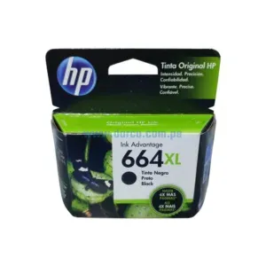 Tinta Hp F6V31AL (664XL) Negro, Para Impresoras HP Deskjet Ink Advantage 1115, 2135, 3635, 3835, 4535, 4675 480 paginas