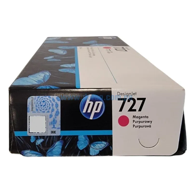 Tinta Hp F9J77A (727) Magenta , Para Impresoras DesignJet T1500, T930, T1530, T2530, T920, T2500, T930, T2530, 300 Mililitros