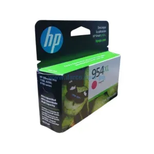 Tinta Hp L0S65AL (954XL) Magenta, Para Impresoras HP OfficeJet Pro 7720, 7740, 8210, 8720, 8730 Con Alta Capacidad De 1,600 mililitros