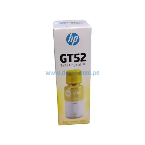 Botella De Tinta Hp M0H56AL Bottle (GT52) Amarillo Smart Tank 500, 508. Contenido 70 Mililitros. Envios a nivel Nacional
