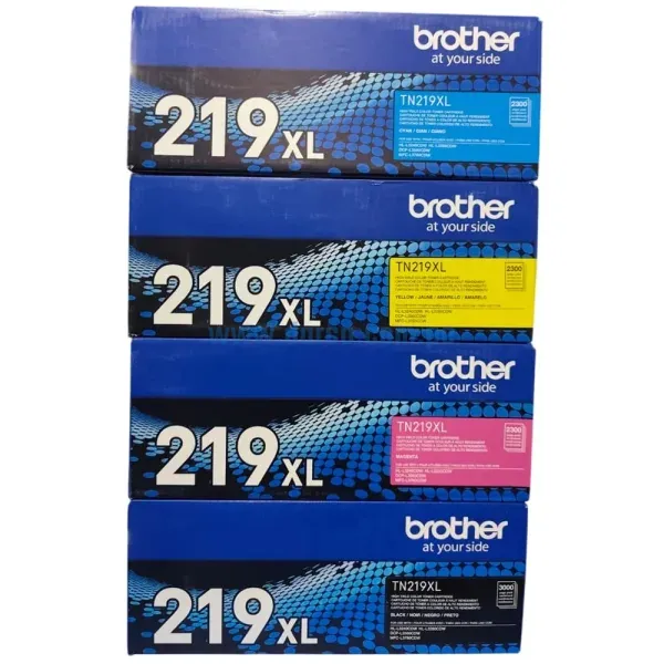 Kit De Toner Brother TN219XL, Para Impresoras DCP-L3560CDW, MFP-L3760CDW, HL-L3280CDW, Envios Lima Metropolitana y Provincias