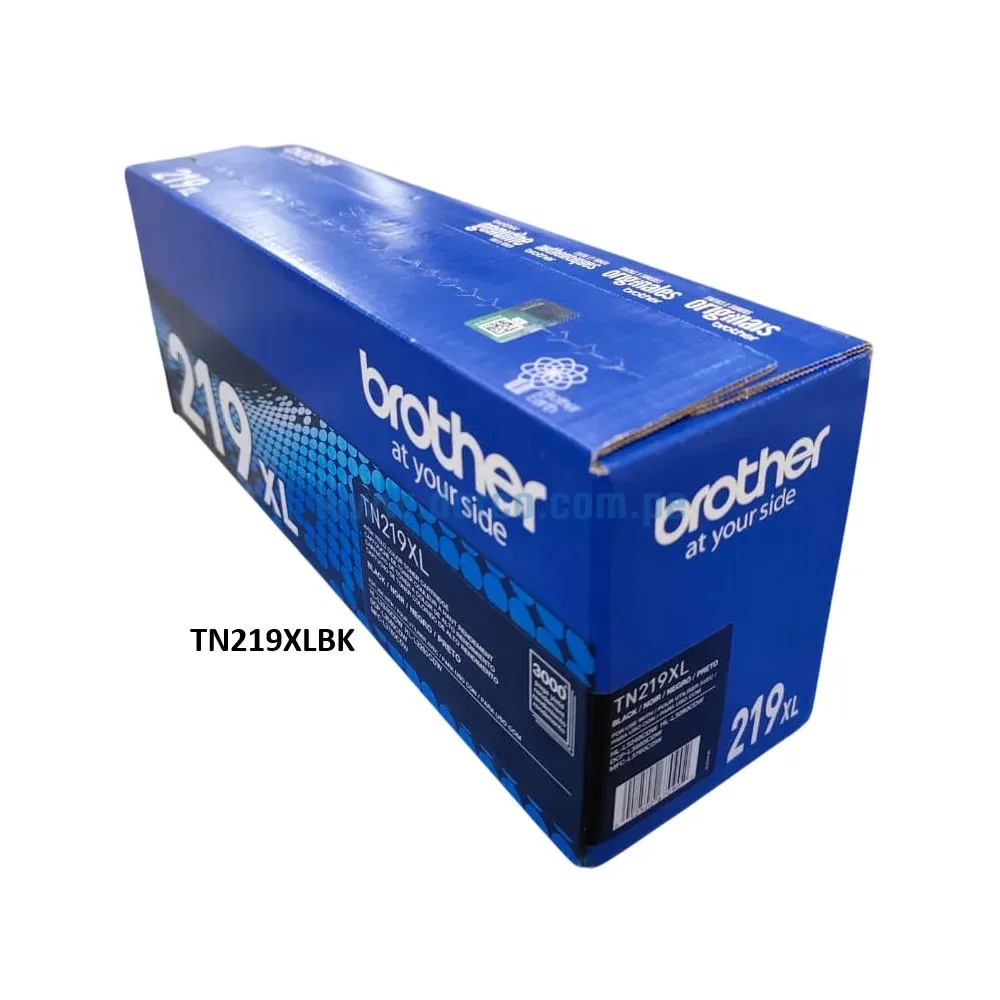 Toner Brother TN219XLBK Negro, Para Impresoras DCP-L3560CDW, MFP-L3760CDW, HL-L3280CDW, Capacidad De Impresión 3.000 Paginas.