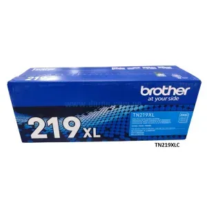 Toner Brother TN219XLC Cyan, Para Impresoras DCP-L3560CDW, MFP-L3760CDW, HL-L3280CDW, Capacidad De Impresión 2.300 Paginas.
