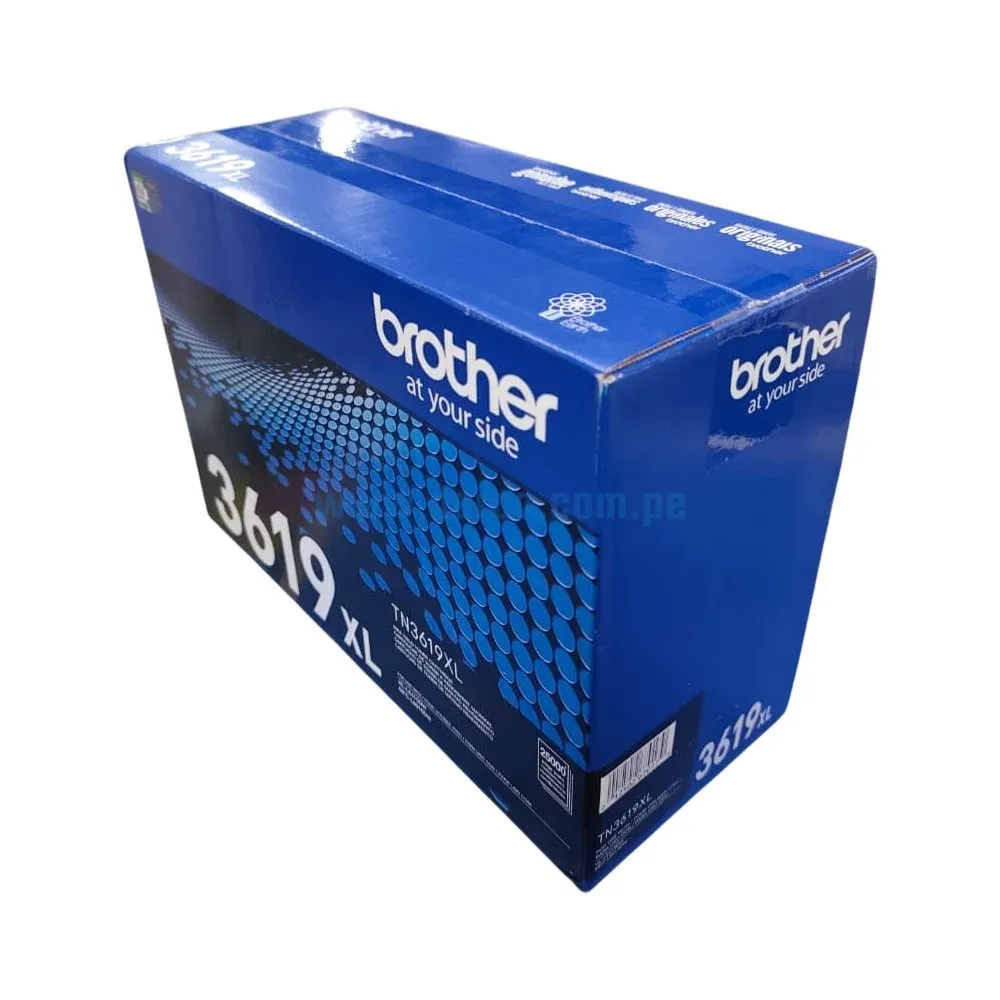 Toner Brother TN3619XL Negro, Compatible Con Impresoras HL-L6415DW / MFC-L6915DW, Con Capacidad De Impresion Hasta 25.000 Paginas. Envios A Nivel Nacional.