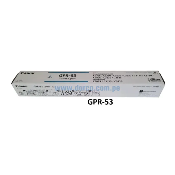 toner-canon-gpr-53-cyan-c3125i-c3226i-c3325i-c3330i-c3530i-c3525i Toner Canon GPR-53 Cyan, Para Impresoras C3125i, C3226i, C3325i, C3330i, C3530i, C3525i, C3730i, C3725i, C3025i, C3826, C3830, Envíos a Nivel Nacional