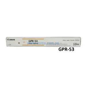 Toner Canon GPR-53 Amarillo, Para Impresoras C3125i, C3226i, C3325i, C3330i, C3530i, C3525i, C3730i, C3725i, C3025i, C3826, C3830, Envíos a Nivel Nacional