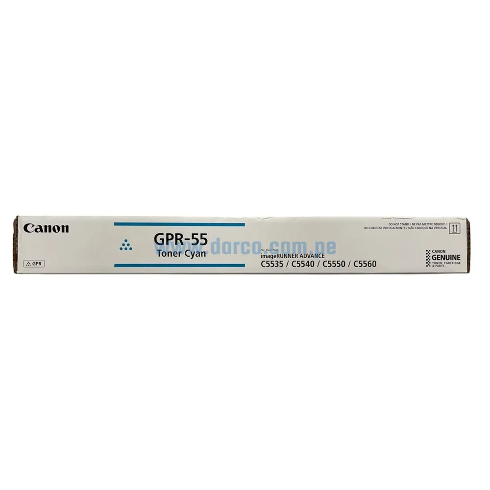 Toner Canon GPR-55 Cyan, Para Impresoras iR ADV C5535i / C5540i / C5550i / C5560i / DX C5735 / C5740i / C5750i / C5760. Envíos a Nivel Nacional