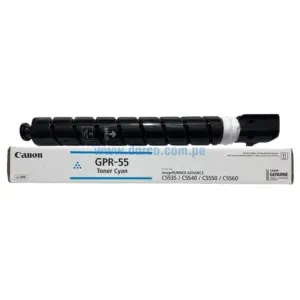 Toner Canon GPR-55 Cyan, Para Impresoras iR ADV C5535i / C5540i / C5550i / C5560i / DX C5735 / C5740i / C5750i / C5760. Envíos a Nivel Nacional