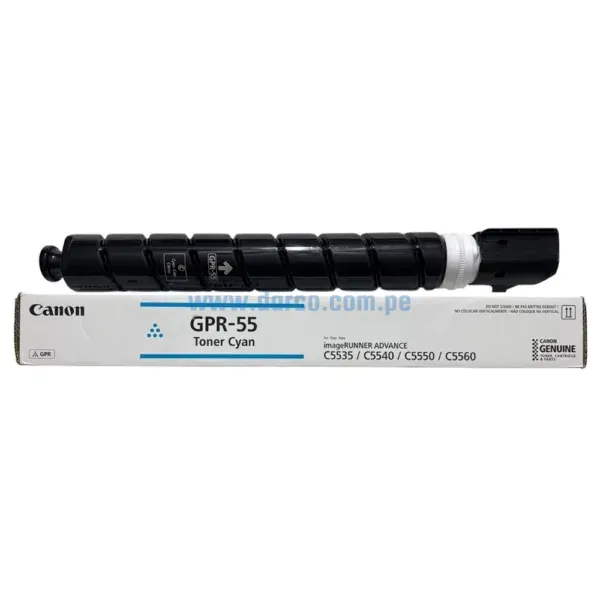 Toner Canon GPR-55 Cyan, Para Impresoras iR ADV C5535i / C5540i / C5550i / C5560i / DX C5735 / C5740i / C5750i / C5760. Envíos a Nivel Nacional