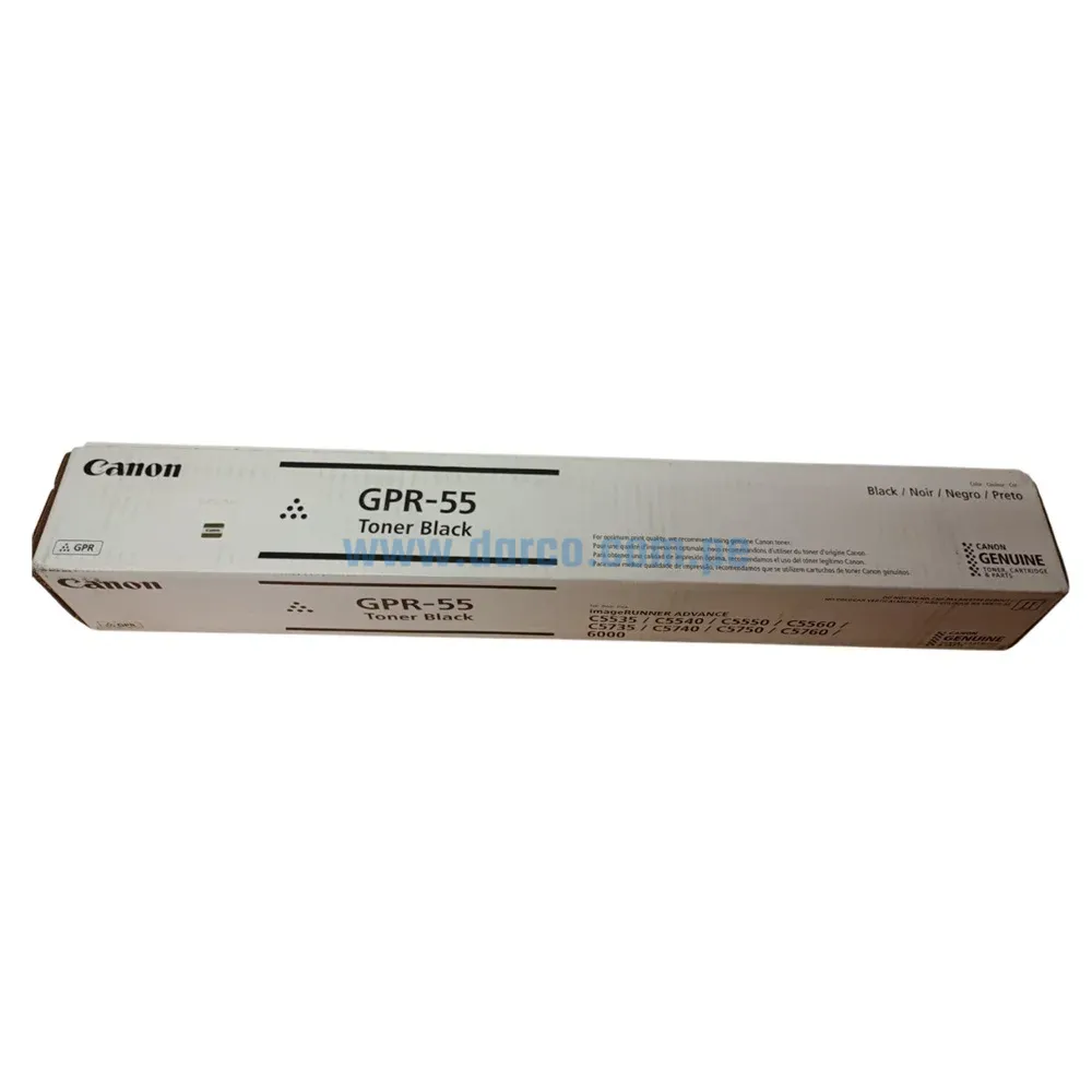 Toner Canon GPR-55 black, Para Impresoras iR ADV C5535i / C5540i / C5550i / C5560i / DX C5735 / C5740i / C5750i / C5760. Envíos a Nivel Nacional