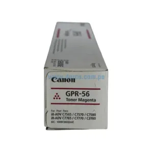 Cartucho De Toner Canon GPR-56 Magenta Para Impresora Para C7565i, C7570i, C7580i, C7765i, C7770i, C7780i. Envíos a Nivel Nacional