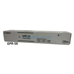 Cartucho De Toner Canon GPR-56 Negro Para Impresora Para C7565i, C7570i, C7580i, C7765i, C7770i, C7780i. Envíos a Nivel Nacional