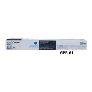 Toner Canon GPR-61 Cyan, Para Fotocopiadoras Canon iR ADV DX C5840i, C5850i, C5860i, C5870i Capacidad De Impresión 60.000 Paginas.
