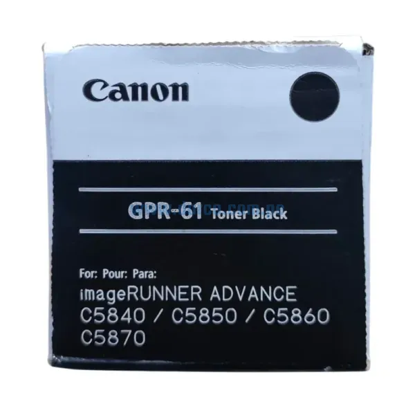 toner-canon-gpr-61-imagerunner-advance-c5840-c5850-c5860-negro-original Toner Canon GPR-61 Negro, Para Fotocopiadoras Canon iR ADV DX C5840i, C5850i, C5860i, C5870i Capacidad De Impresión 71.000 Paginas.