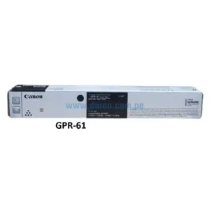 Toner Canon GPR-61 Negro, Para Fotocopiadoras Canon iR ADV DX C5840i, C5850i, C5860i, C5870i Capacidad De Impresión 71.000 Paginas.