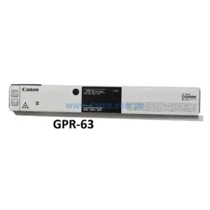 Toner Canon GPR-63 Negro, Para Impresoras Canon iR ADV DX 6855i 6860i 6870i Con Capacidad De Impresión 71.500 Paginas. Elije Lo Mejor.