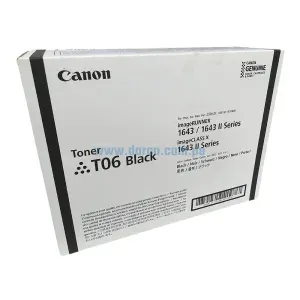 Toner Canon T06 Negro, Para Impresoras 1643if / 1643i / 1643P Capacidad De Impresión 20.500 Paginas. Envíos a Nivel Nacional