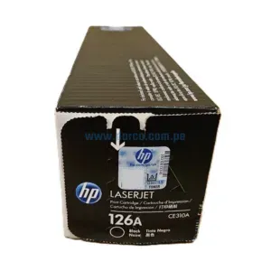 Toner Hp CE310A 126A Negro, Para Impresoras Hp LaserJet MFP M175a, M275, M175nw, CP1020, CP1025nw Rendimiento De 1.200 Paginas