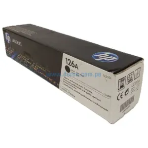 Toner Hp CE310A 126A Negro, Para Impresoras Hp LaserJet MFP M175a, M275, M175nw, CP1020, CP1025nw Rendimiento De 1.200 Paginas