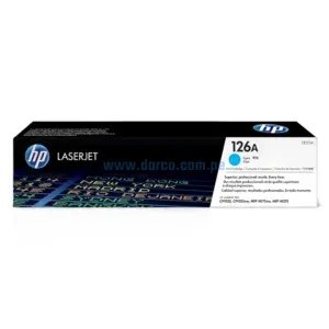 Toner Hp CE311A 126A Cyan, Para Impresoras Hp LaserJet MFP CP1025nw, M175nw, M175a, M275, CP1020 Rendimiento De 1,000 Paginas