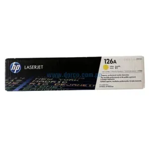 Toner Hp CE312A 126A Amarillo, Para Impresoras Hp LaserJet MFP CP1025nw, M175nw, M175a, M275, CP1020 Rendimiento De 1,000 Paginas
